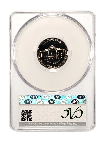 CAC Grading Coin Reverse