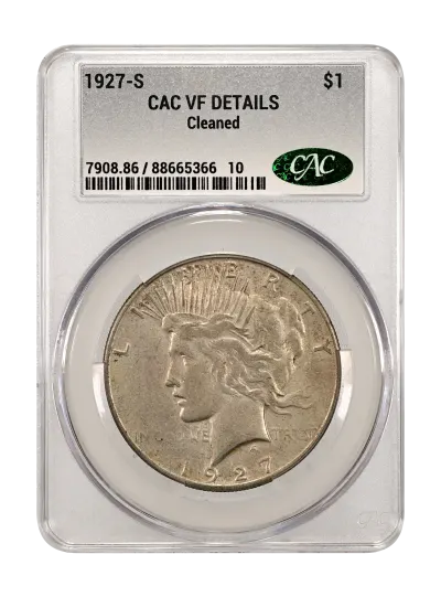 CAC Grading Coin Obverse