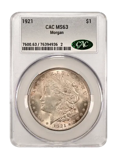 CAC Grading Coin Obverse