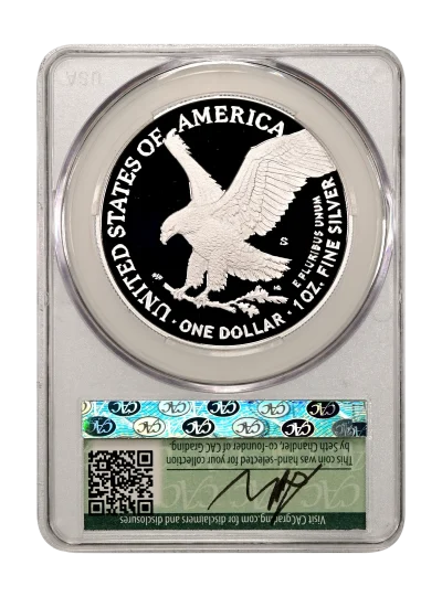 CAC Grading Coin Reverse