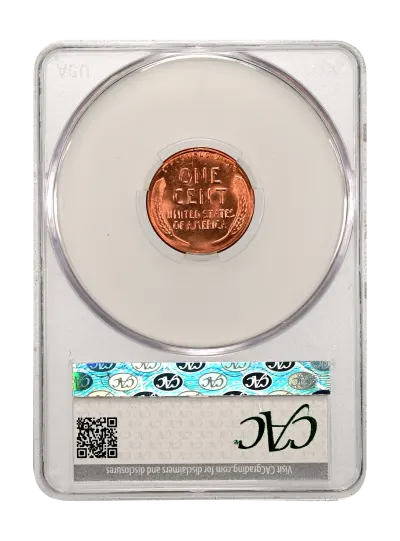 CAC Grading Coin Reverse