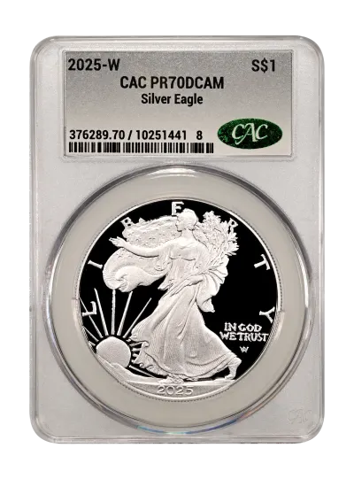 CAC Grading Coin Obverse