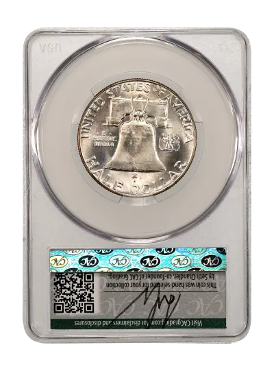 CAC Grading Coin Reverse