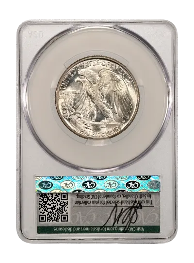 CAC Grading Coin Reverse