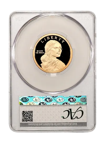 CAC Grading Coin Reverse