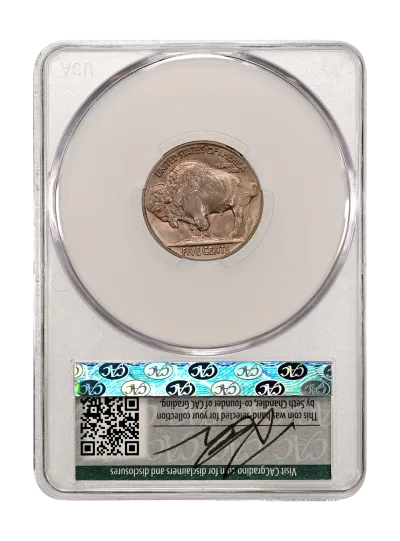 CAC Grading Coin Reverse