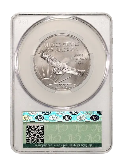 CAC Grading Coin Reverse