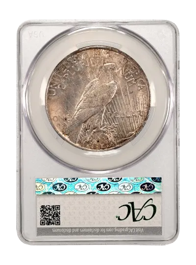 CAC Grading Coin Reverse