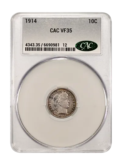 CAC Grading Coin Obverse