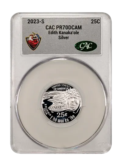 CAC Grading Coin Obverse