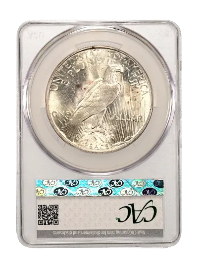 CAC Grading Coin Reverse