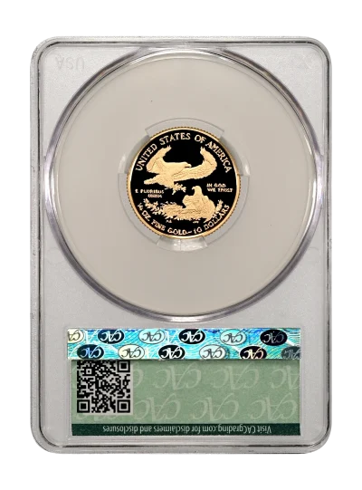 CAC Grading Coin Reverse