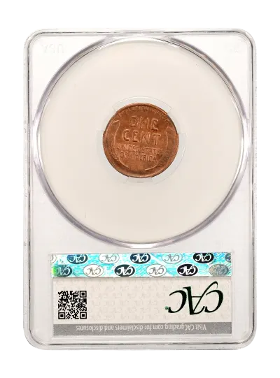 CAC Grading Coin Reverse