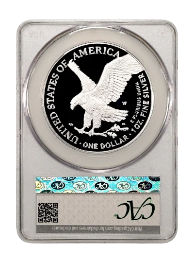 CAC Grading Coin Reverse