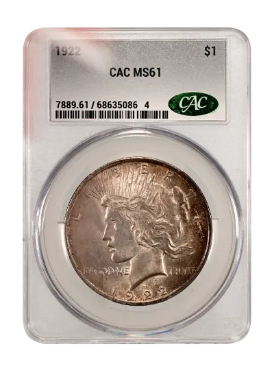 CAC Grading Coin Obverse