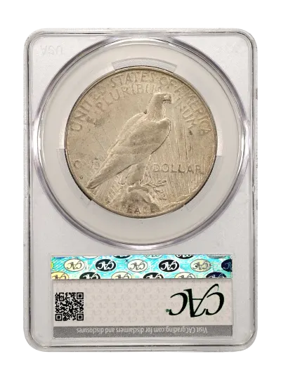 CAC Grading Coin Reverse