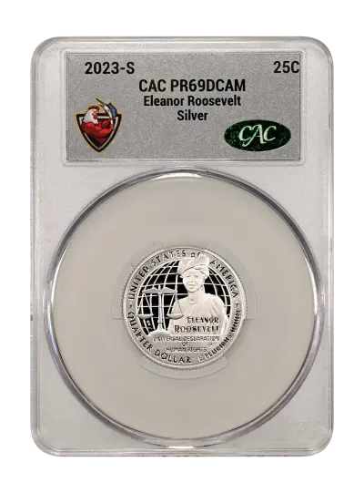 American Women Quarters, Proof | 2023-S Eleanor Roosevelt 25c Silver ...