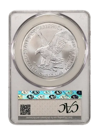 CAC Grading Coin Reverse