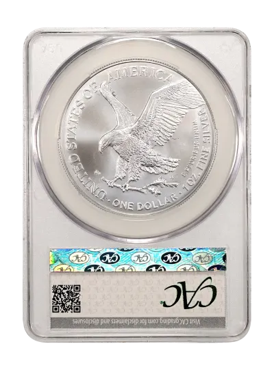 CAC Grading Coin Reverse