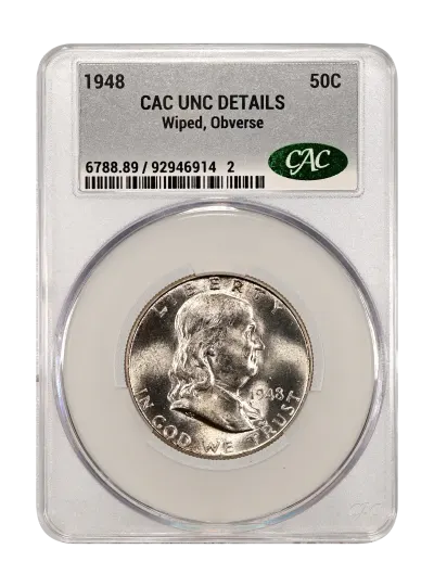 CAC Grading Coin Obverse