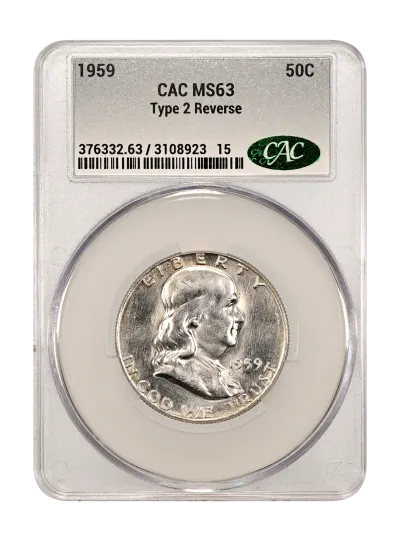CAC Grading Coin Obverse
