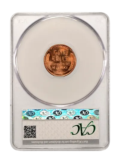 CAC Grading Coin Reverse