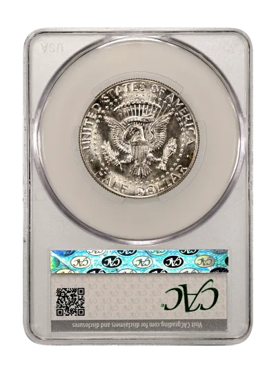 CAC Grading Coin Reverse