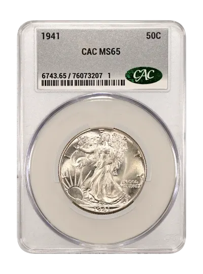 CAC Grading Coin Obverse