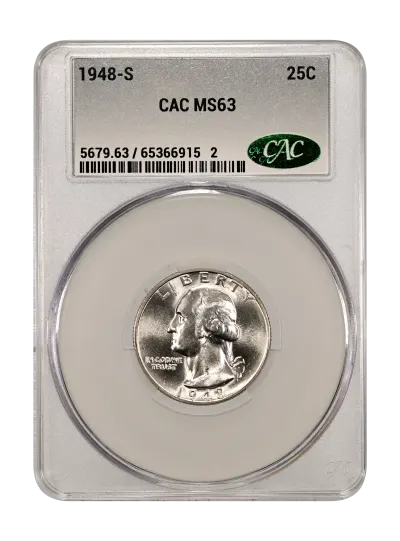 CAC Grading Coin Obverse
