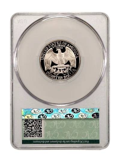 CAC Grading Coin Reverse
