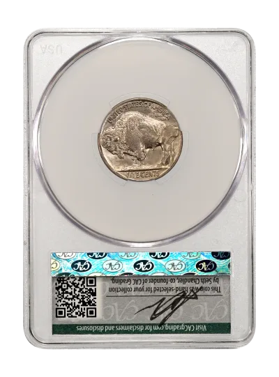 CAC Grading Coin Reverse