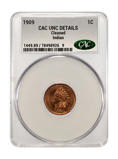 CAC Grading Coin Obverse