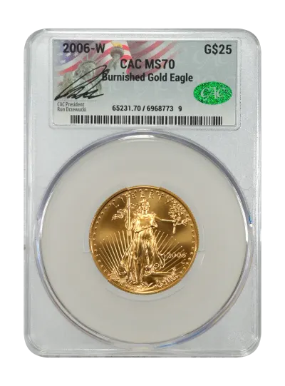 CAC Grading Coin Obverse