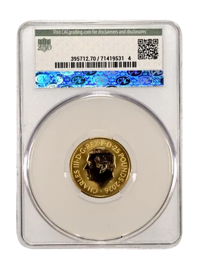 CAC Grading Coin Reverse