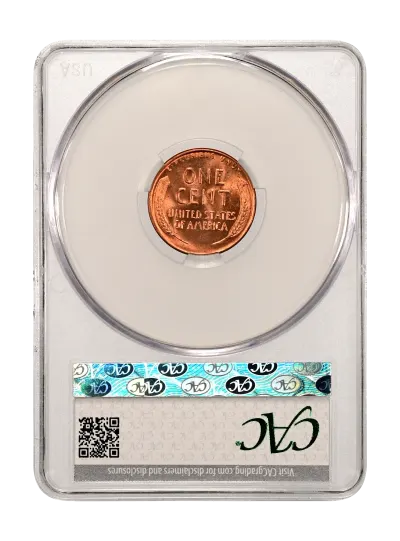 CAC Grading Coin Reverse