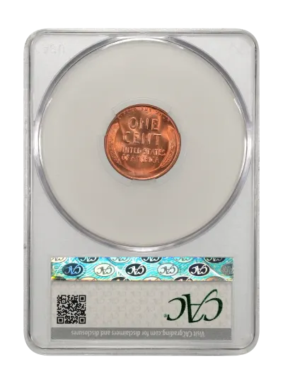 CAC Grading Coin Reverse