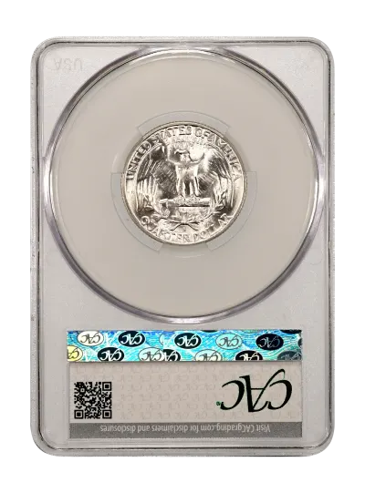 CAC Grading Coin Reverse
