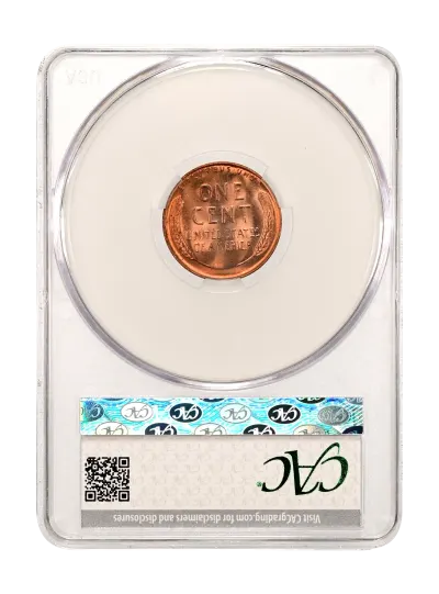 CAC Grading Coin Reverse