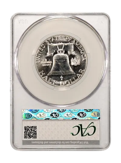 CAC Grading Coin Reverse