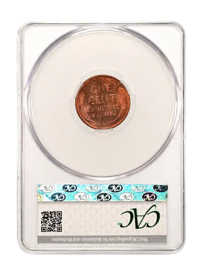 CAC Grading Coin Reverse