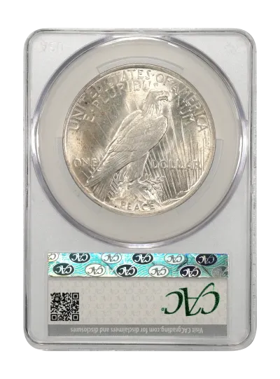 CAC Grading Coin Reverse