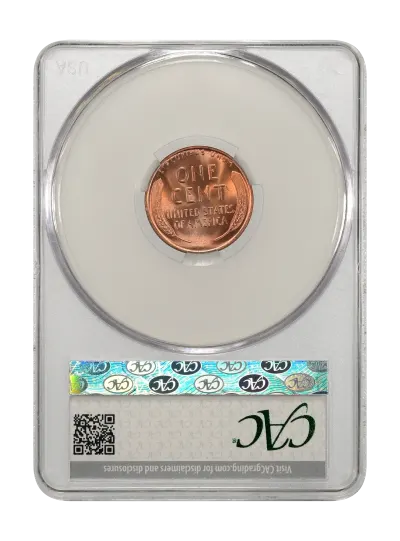 CAC Grading Coin Reverse