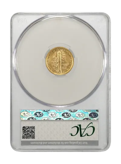 CAC Grading Coin Reverse