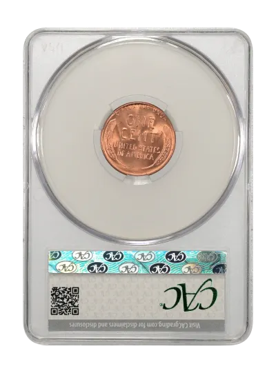 CAC Grading Coin Reverse