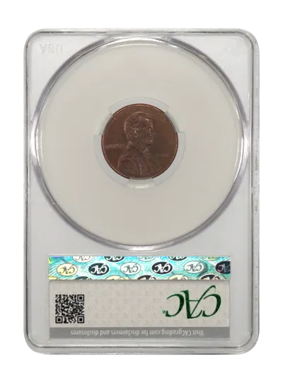 CAC Grading Coin Reverse
