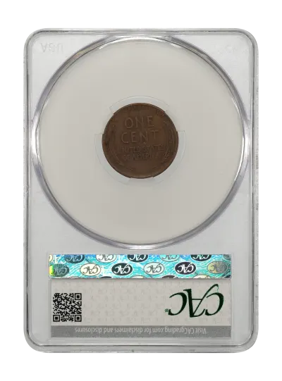 CAC Grading Coin Reverse