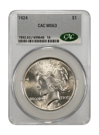 CAC Grading Coin Obverse