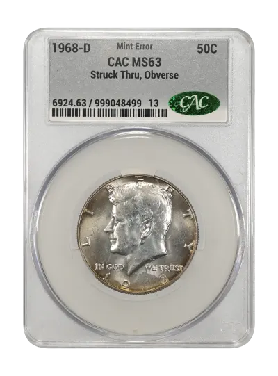 CAC Grading Coin Obverse