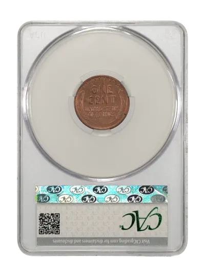 CAC Grading Coin Reverse