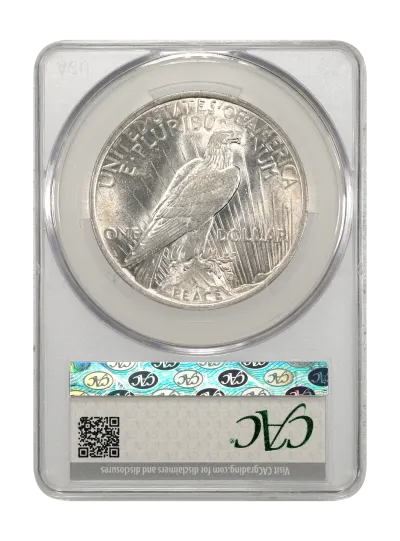 CAC Grading Coin Reverse